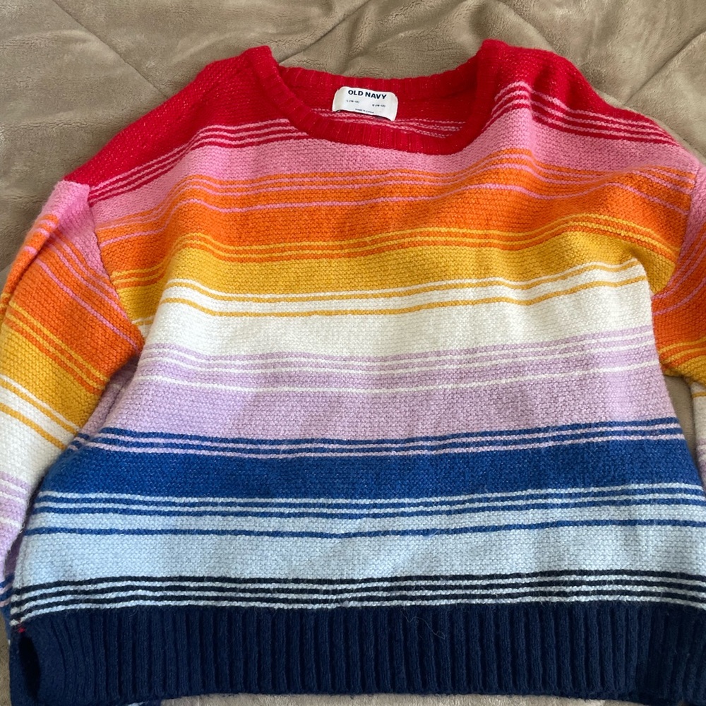 Old Navy Women's Multicolor Striped Sweater